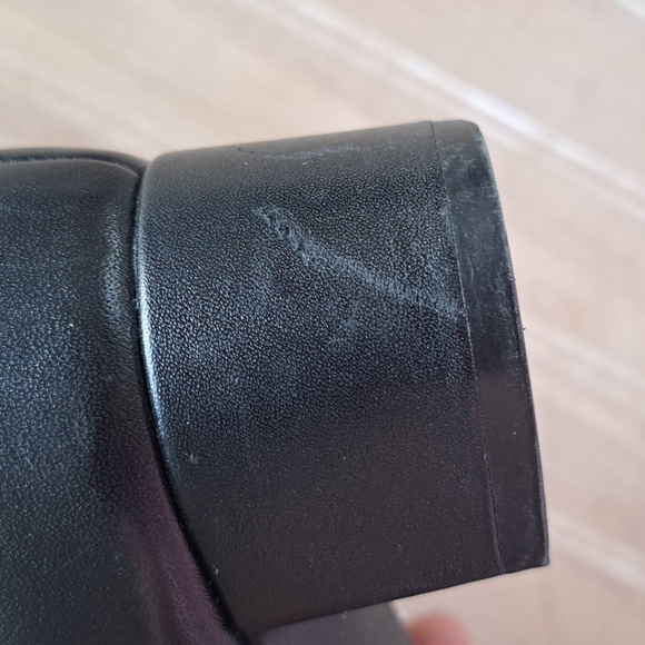 Pic & Pay Almond Toe Classy Stacked Short Heel Chic Minimalistic Dressy Pumps - Picture 9 of 11